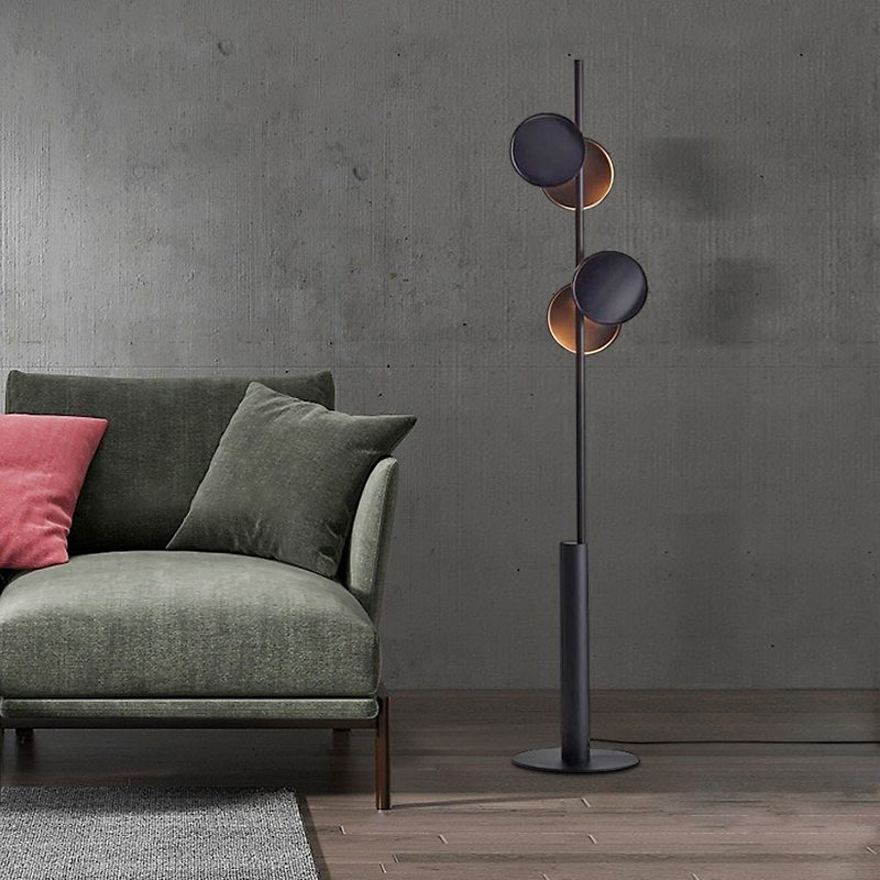 Munell Black Acrylic Floor Lamp