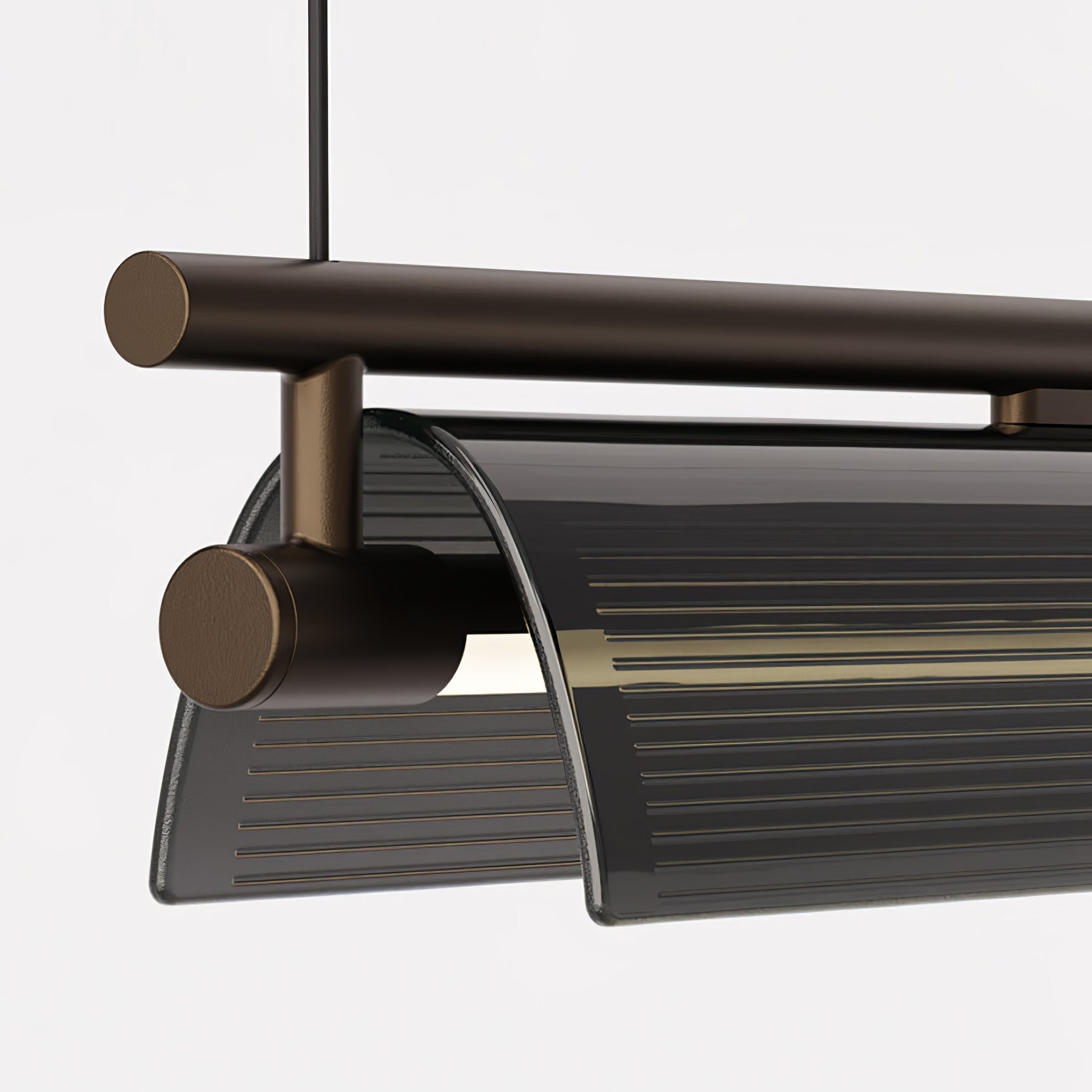 Veliian Chandelier Smoky Glass Modern