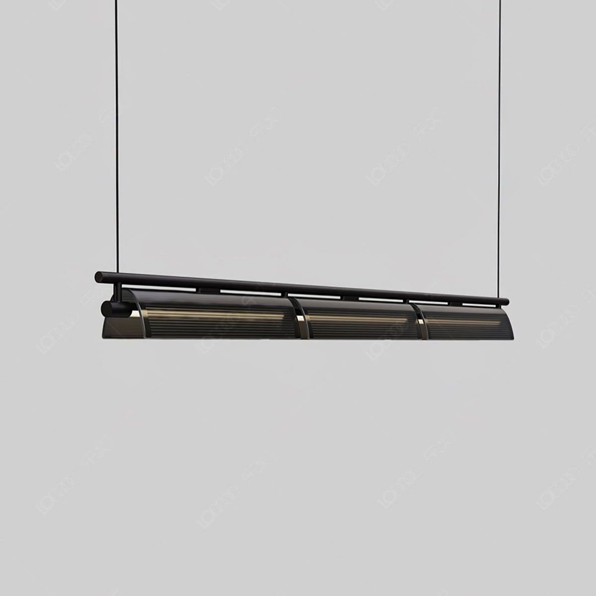 Veliian Chandelier Smoky Glass Modern