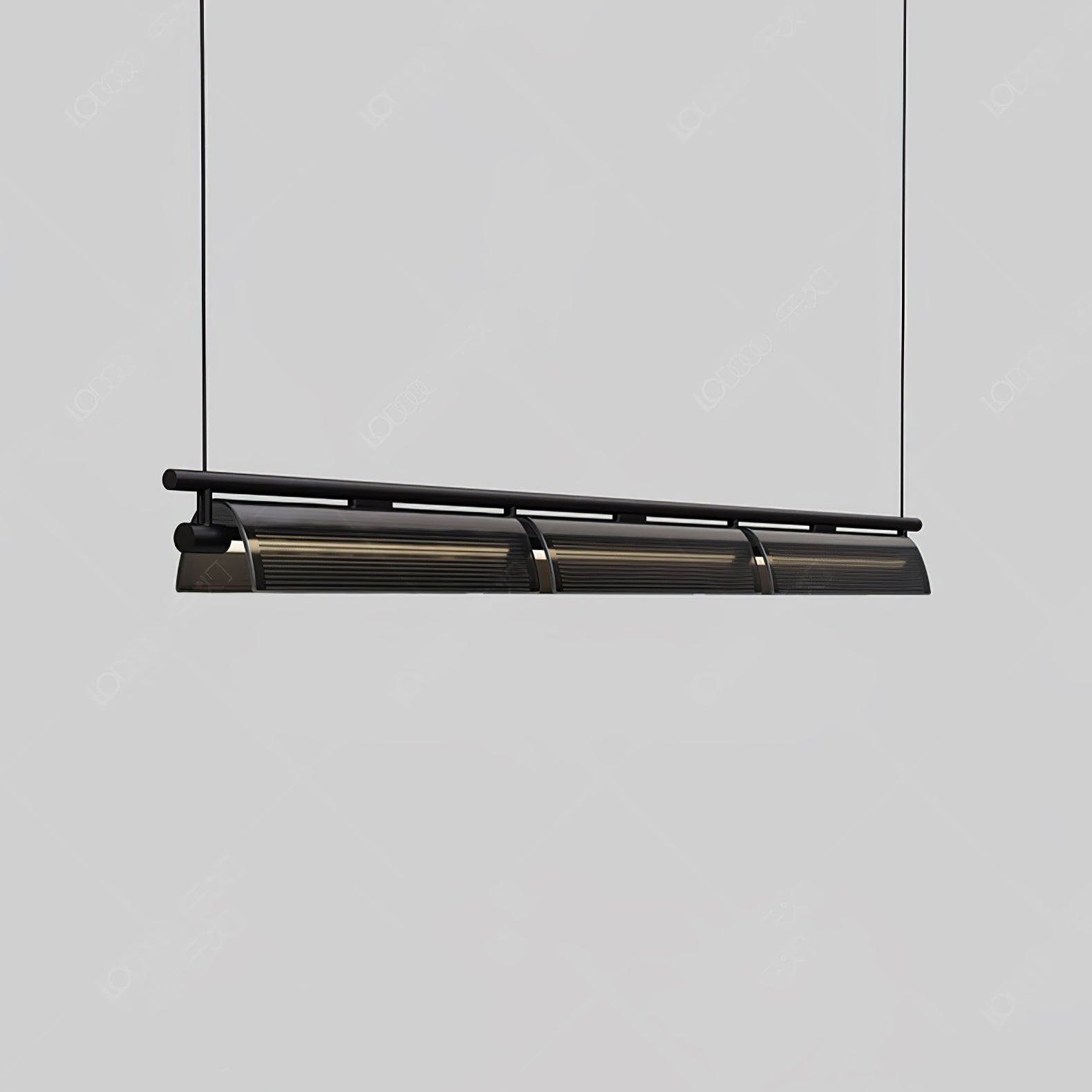 Veliian Chandelier Smoky Glass Modern