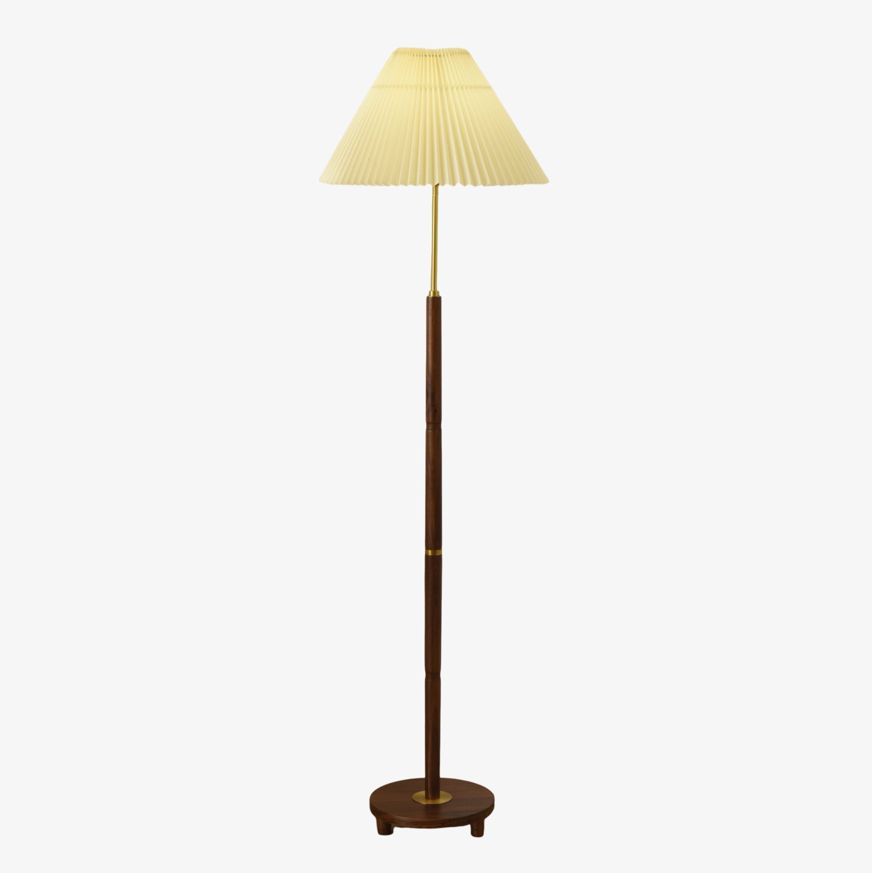 Haven Wood & Fabric Vintage Floor Lamp