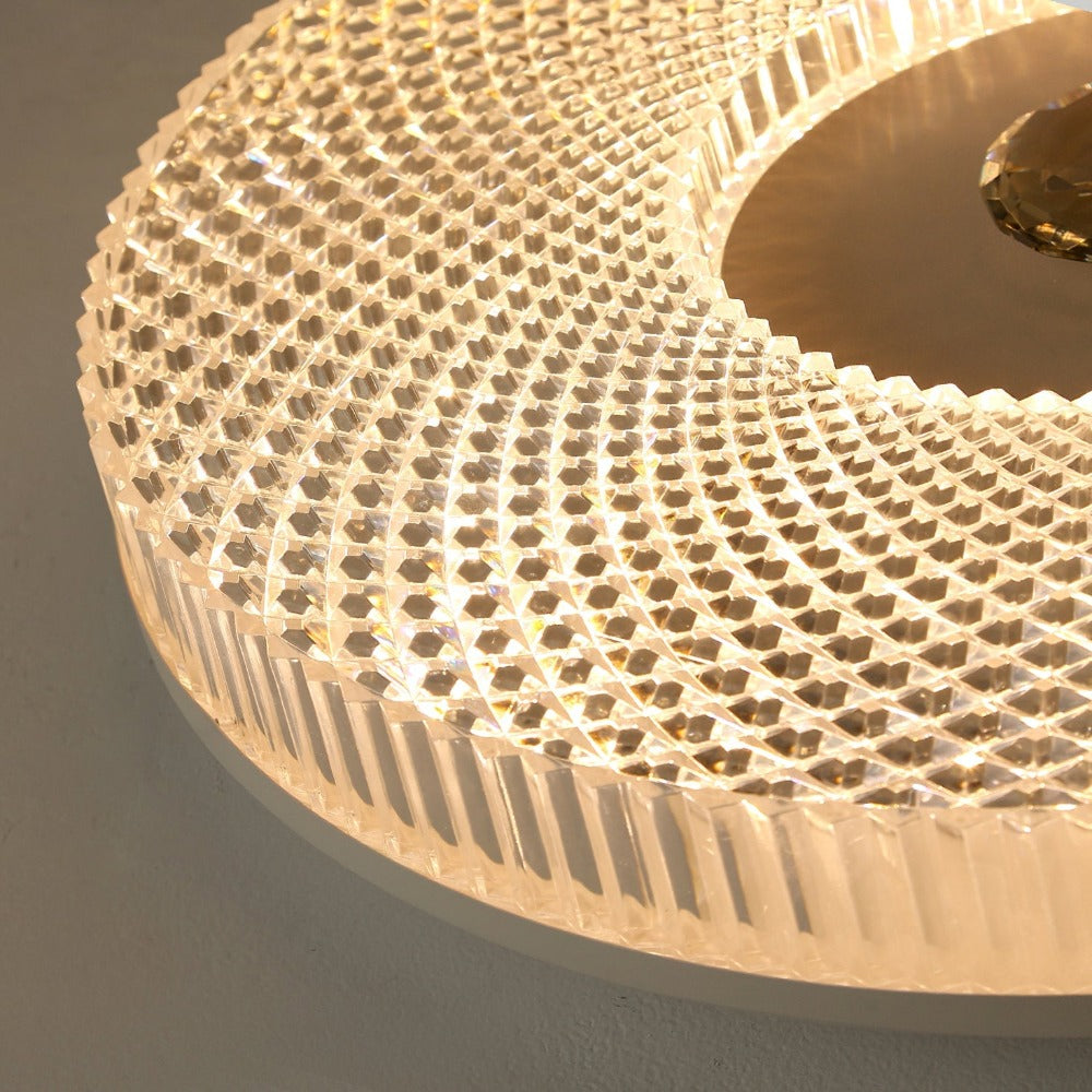 Kristy Modern Round LED Flush Mount Ceiling Light Bedroom - Neutral Decor