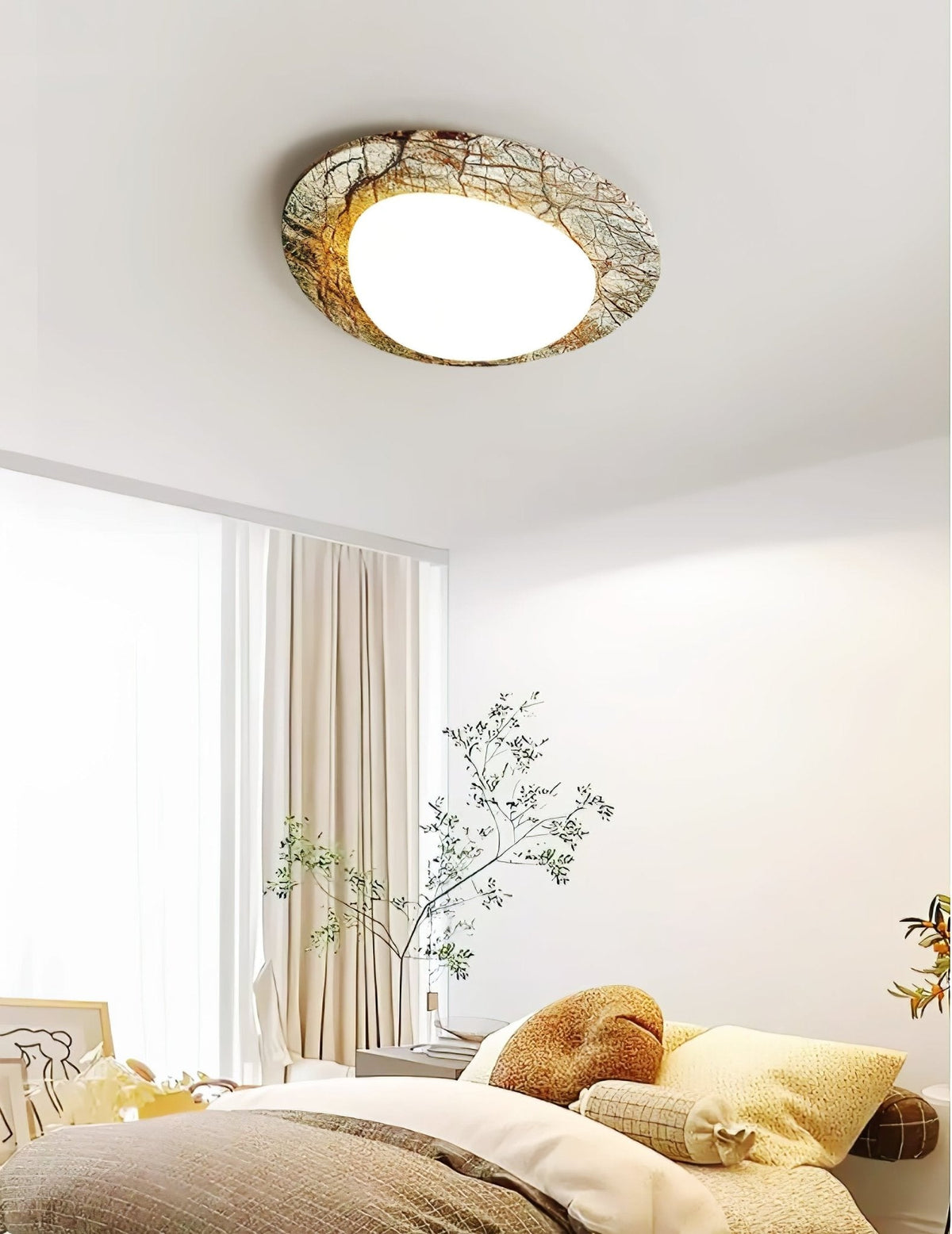 Huxr Marble Ceiling Light
