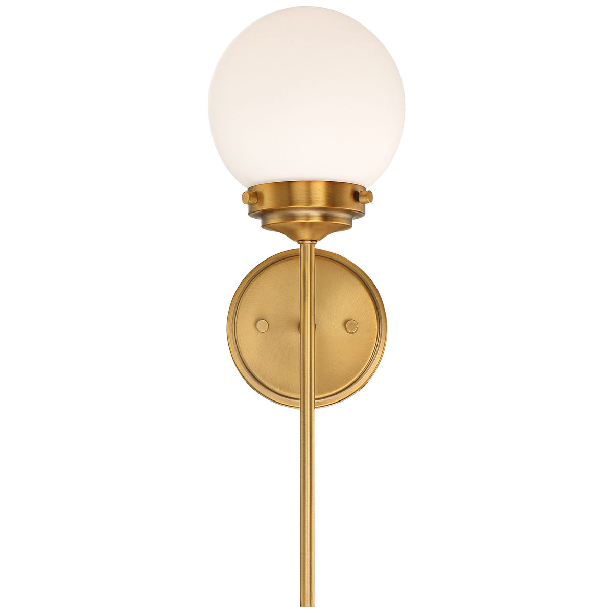 Waegnuvyh Modern Minimalist Brass Glass Wall Lamp