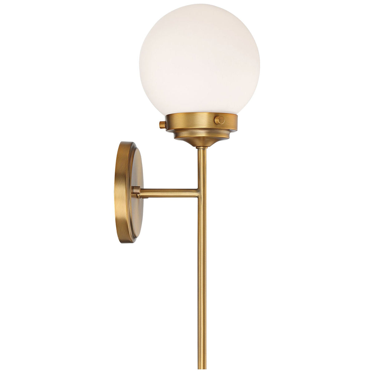 Waegnuvyh Modern Minimalist Brass Glass Wall Lamp