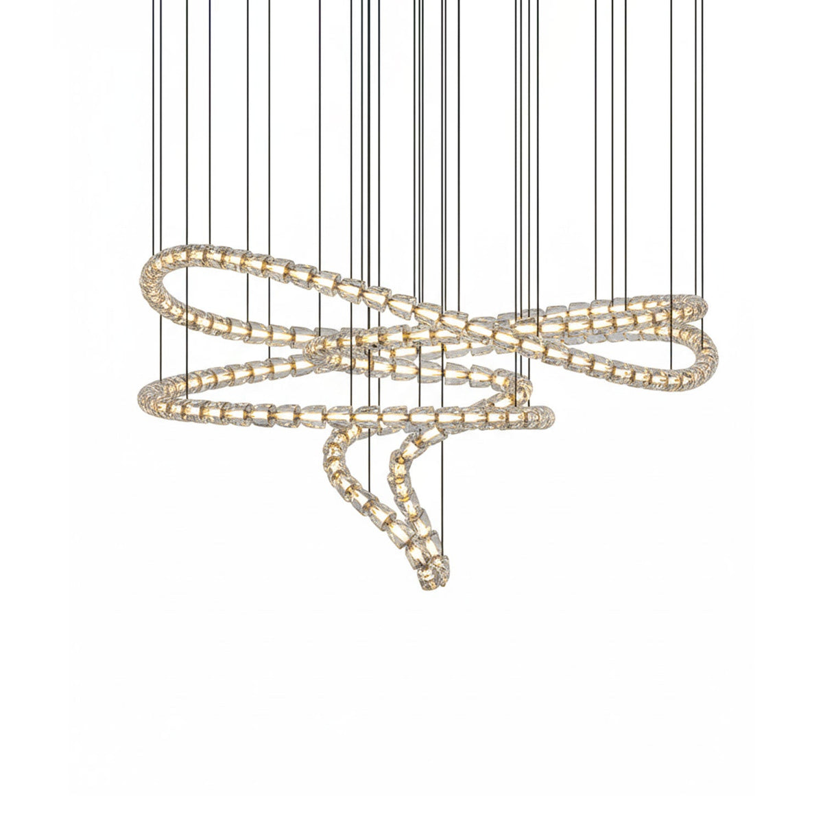 Nexus Gold Crystal Chandelier