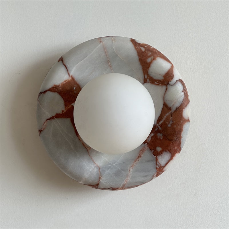 Amaris Marble Indoor Wall Sconce