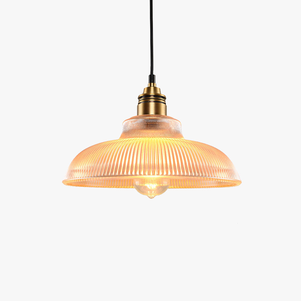 Arisha Industrial LED Pendant Light Clear/Amber Bedroom/Restaurant - Neutral Decor