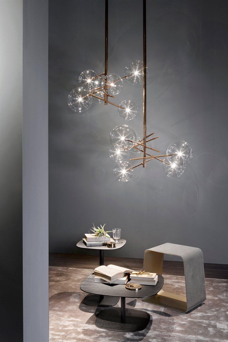 Aveno Chandelier LED Clear Crystal