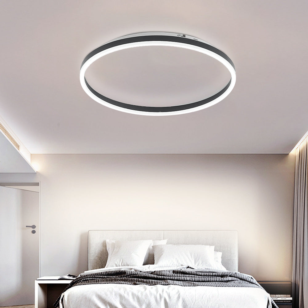 Arisha Modern Flush Mount Ceiling Light Ring - Neutral Decor