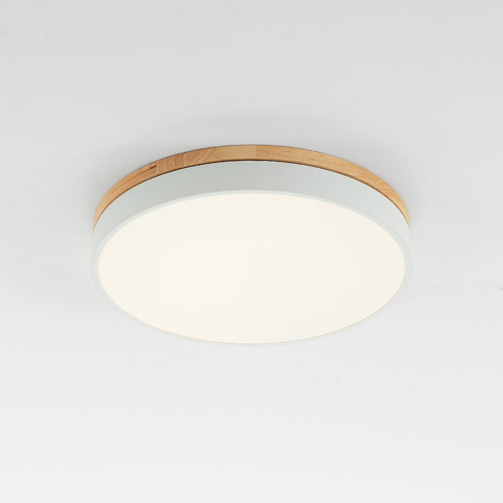 Valentina Nordic LED Round Flush Mount Ceiling Light - Neutral Decor