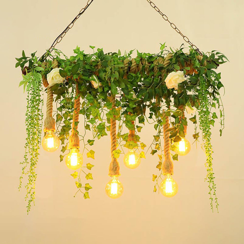 Ritta Natural Decorative Glass Pendant Light - Neutral Decor