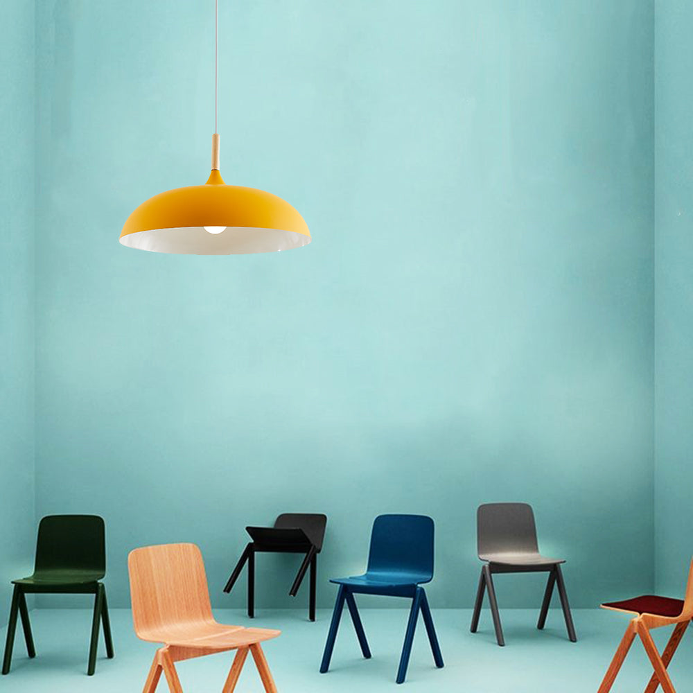 Arisha Modern Pendant Light Dome Macaron Dining Room - Neutral Decor