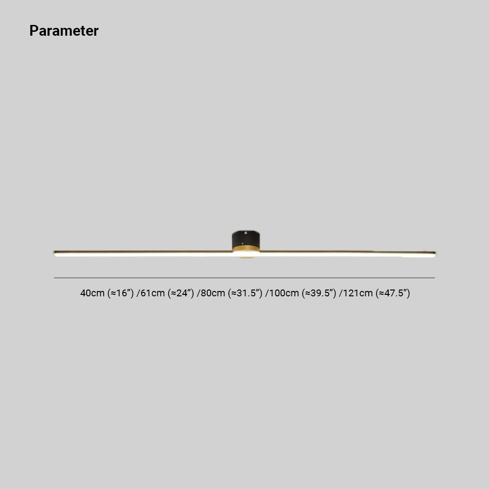 Erix Linear Flush Mount Ceiling Light - Neutral Decor