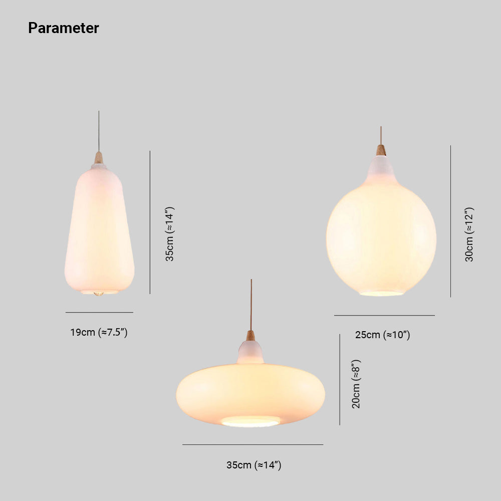 Valentina Nordic Designer LED Pendant Light 3 Style - Neutral Decor