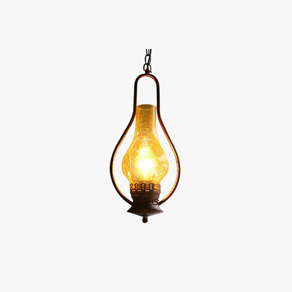 EpochRustic Vintage Kerosene LED Pendant Light - Neutral Decor
