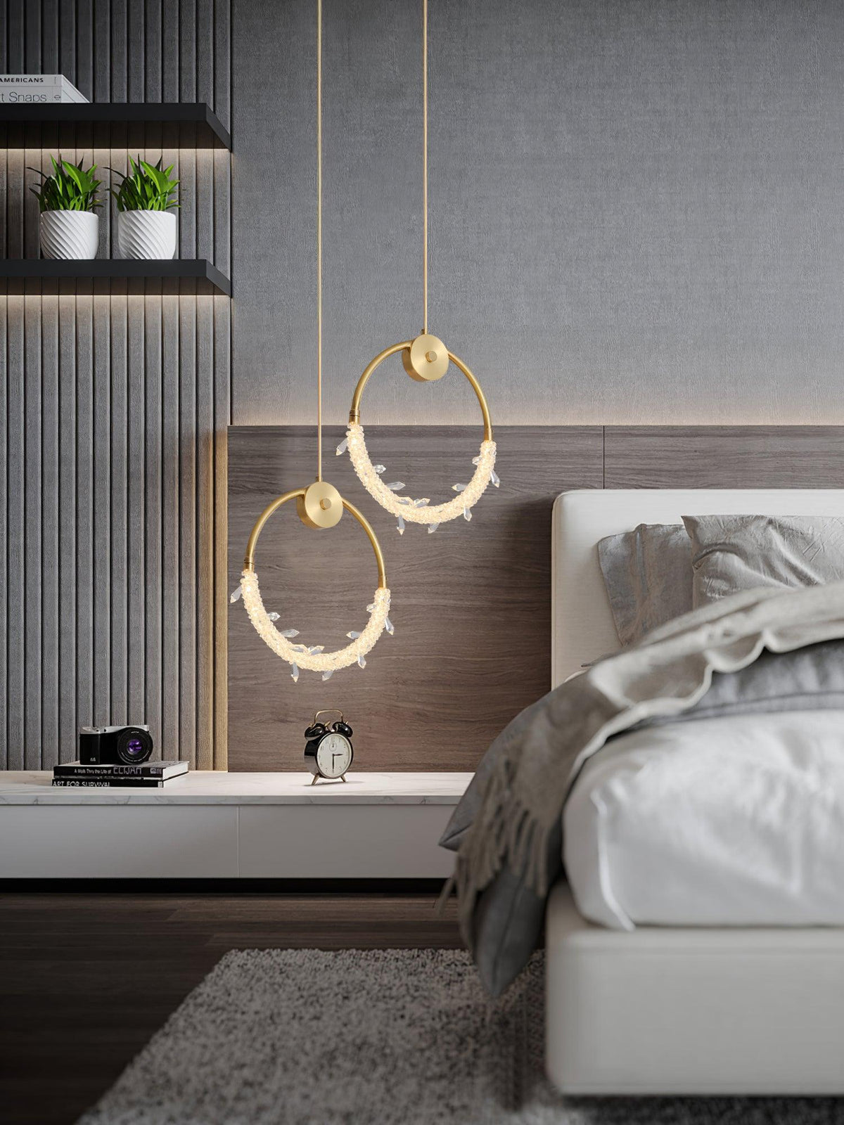 Lustre Elegant Crystal Pendant Light
