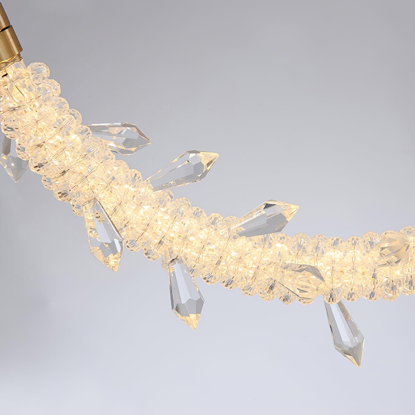 Lustre Elegant Crystal Pendant Light