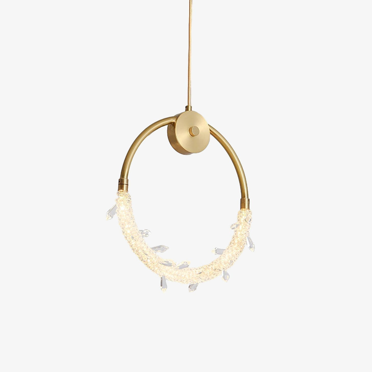 Lustre Elegant Crystal Pendant Light