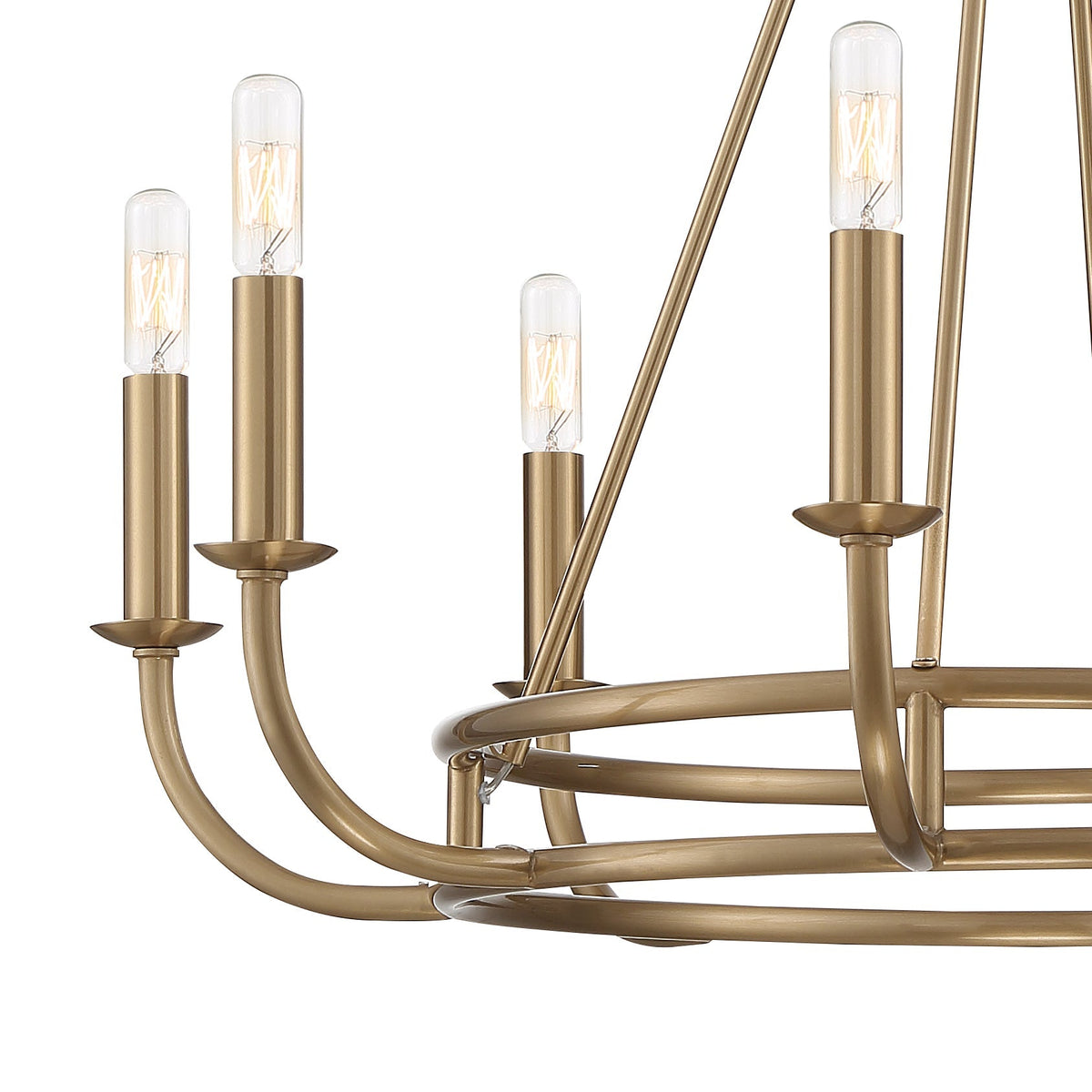 Xenuvyh Modern Minimalist Vintage Industrial Metal Chandelier