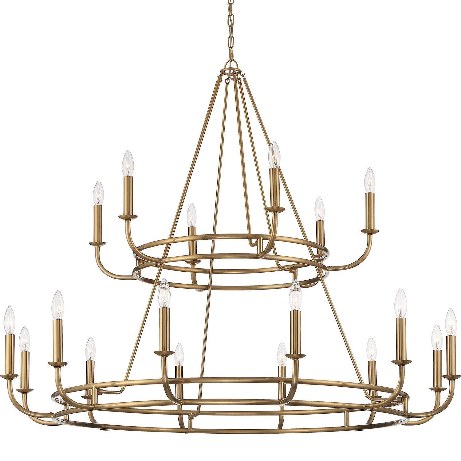 Xenuvyh Modern Minimalist Vintage Industrial Metal Chandelier