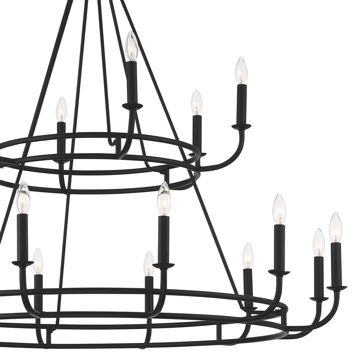 Xenuvyh Modern Minimalist Vintage Industrial Metal Chandelier