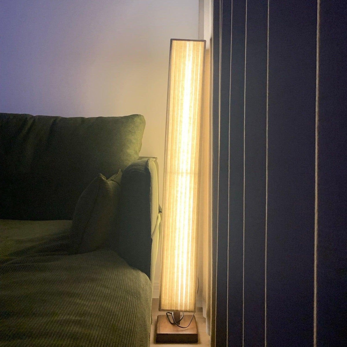Vesolyre Japandi Fabric Floor Lamp