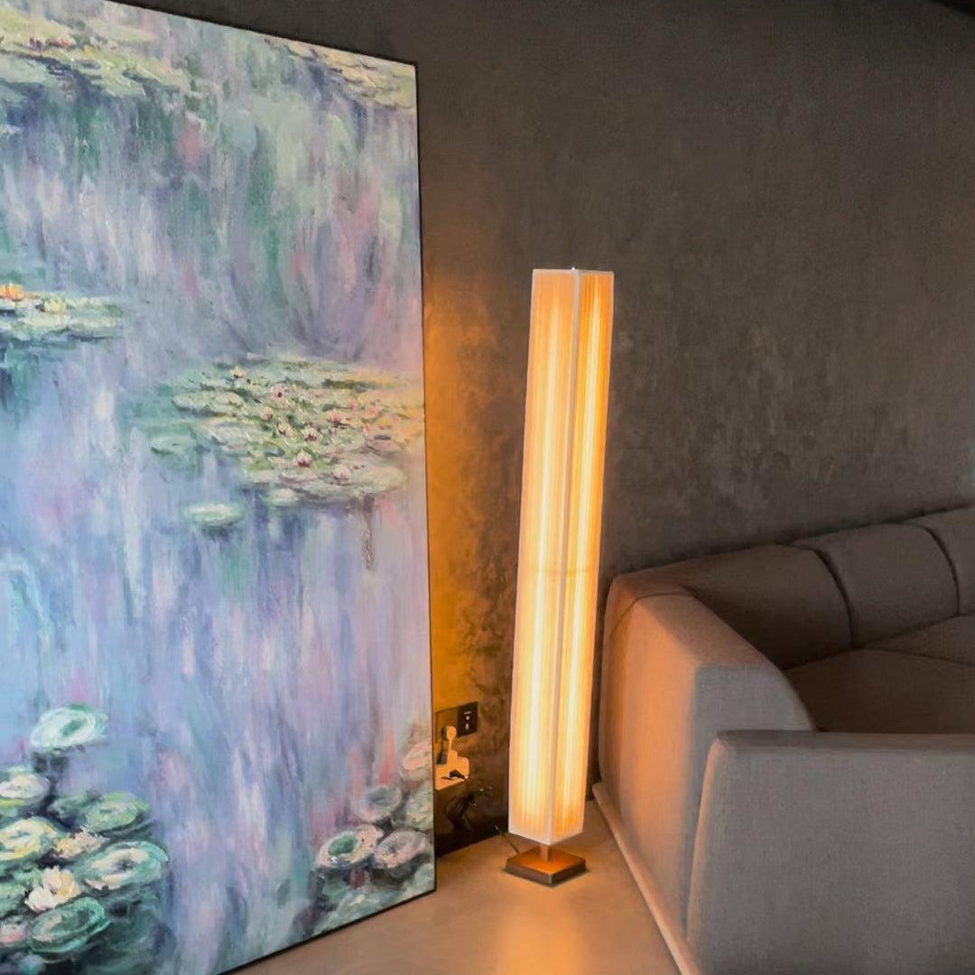 Vesolyre Japandi Fabric Floor Lamp