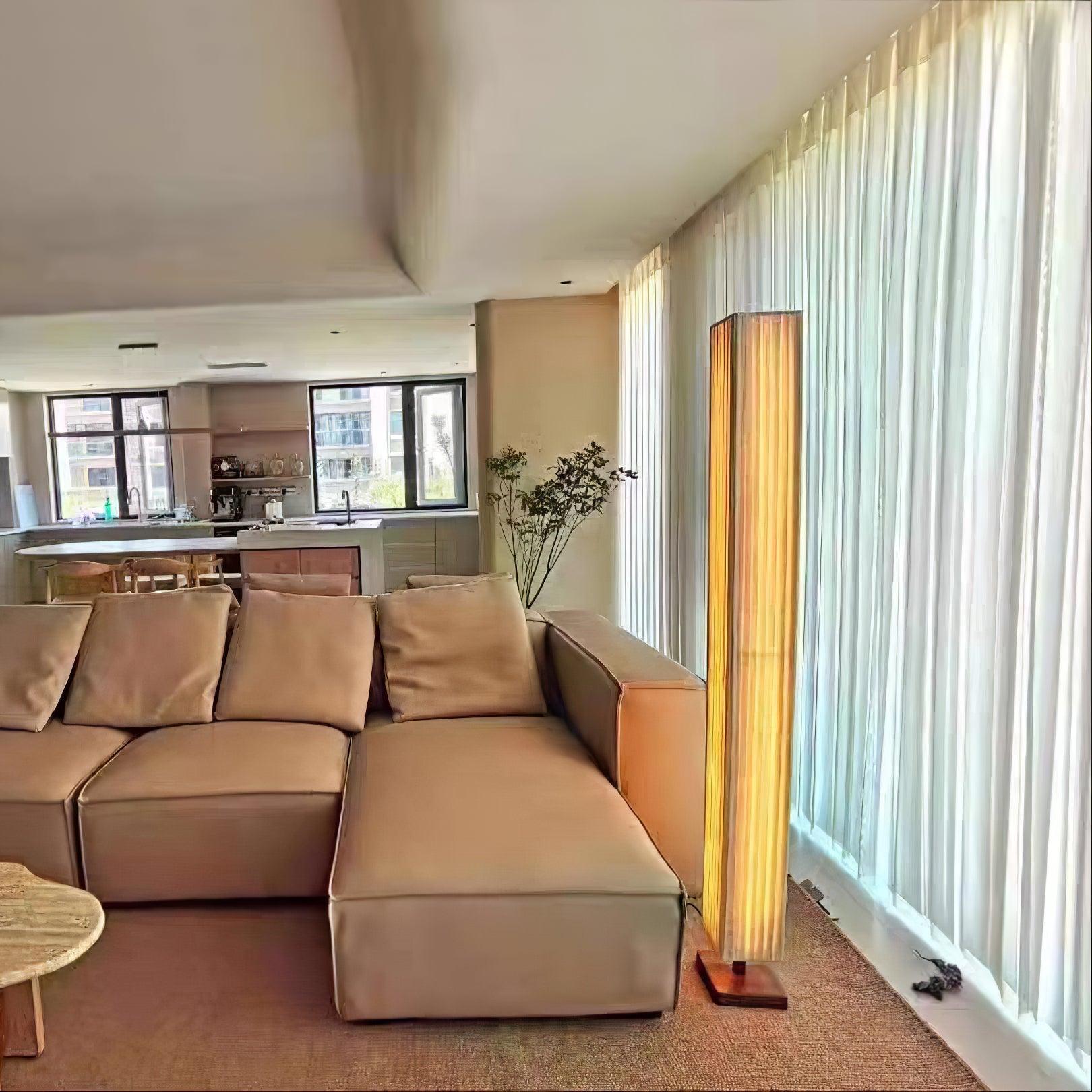 Vesolyre Japandi Fabric Floor Lamp