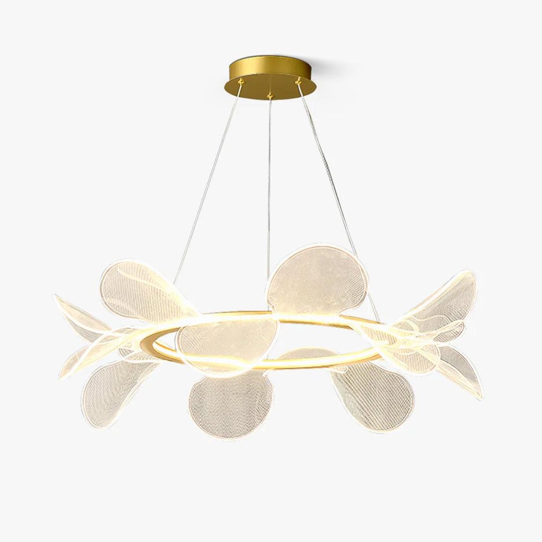 Celalira Chandelier Bain Flying Flowers Acrylic