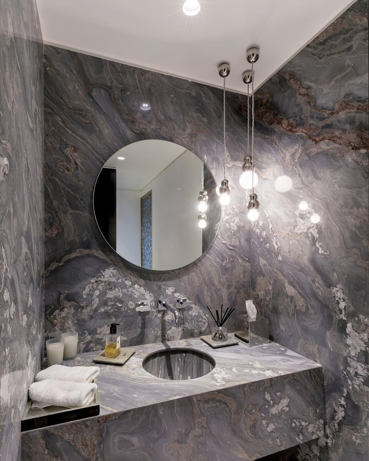Bubbly Modern Glass Pendant Light