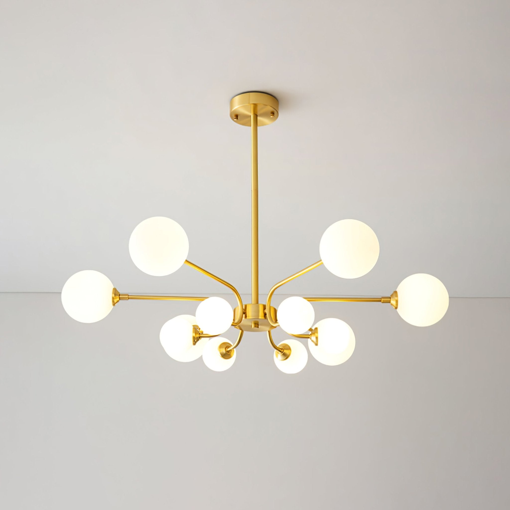 Wace Chandelier Globe Arm Modern