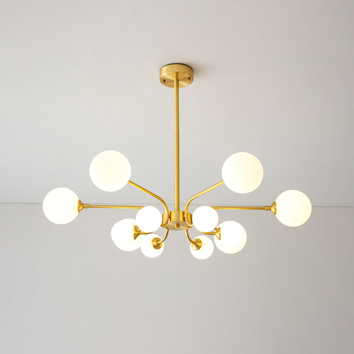 Wace Chandelier Globe Arm Modern