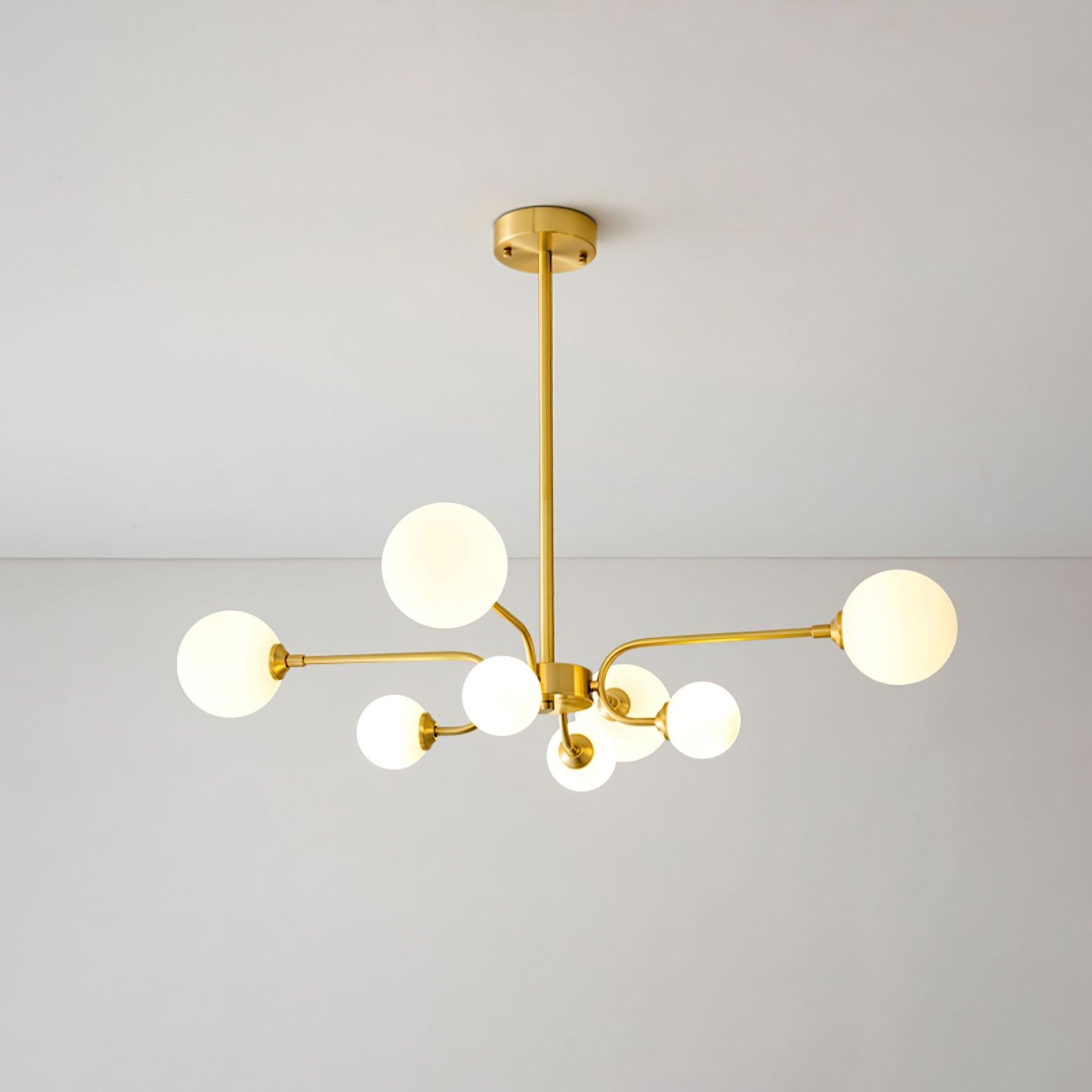 Wace Chandelier Globe Arm Modern