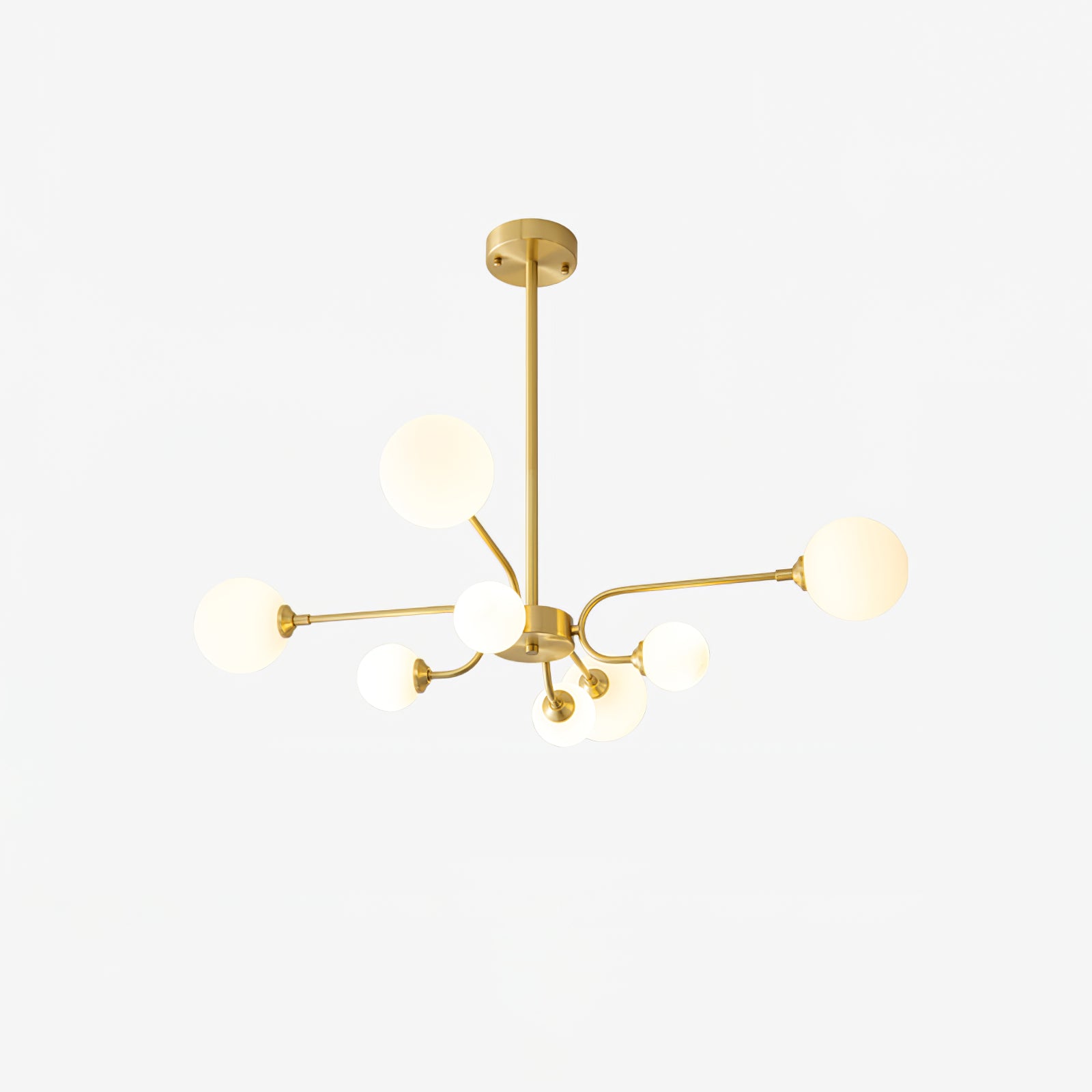 Wace Chandelier Globe Arm Modern
