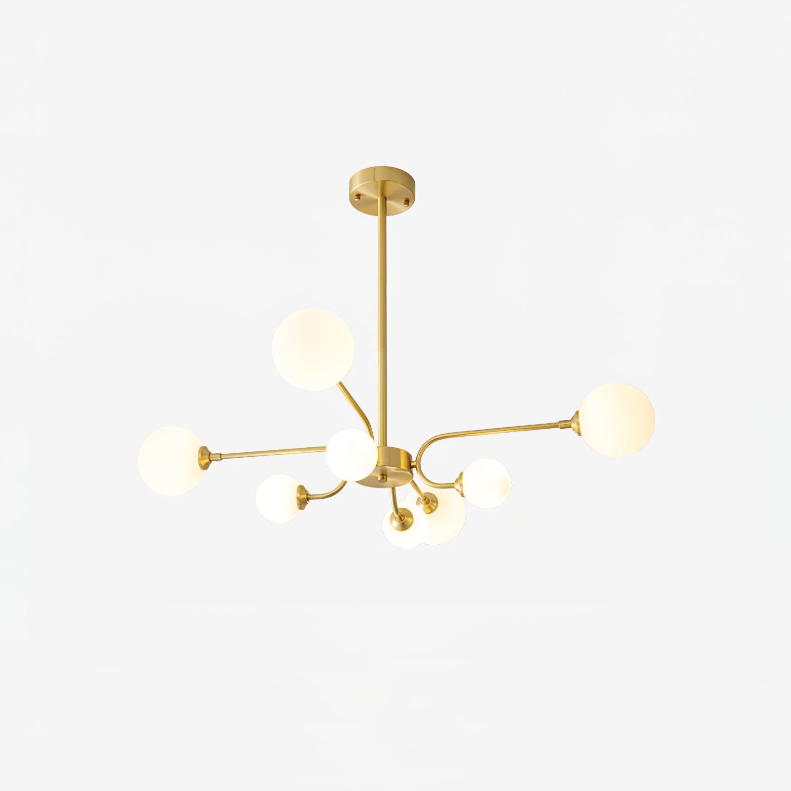 Wace Chandelier Globe Arm Modern
