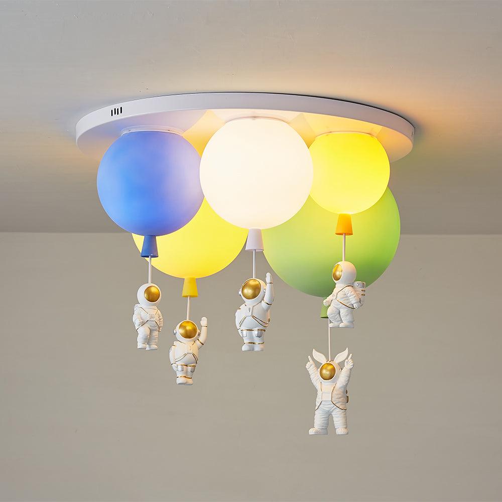 Gorvin Frosted Balloon Combination Ceiling Lamp