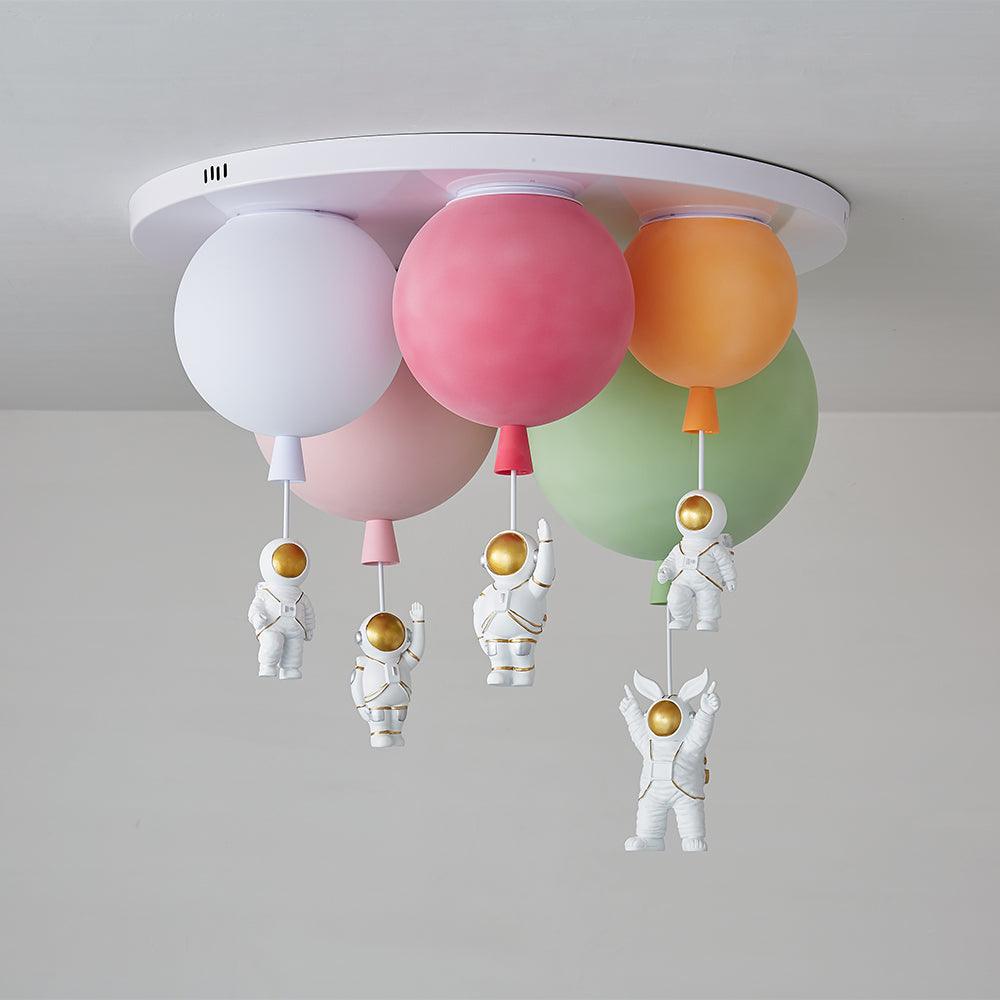 Gorvin Frosted Balloon Combination Ceiling Lamp