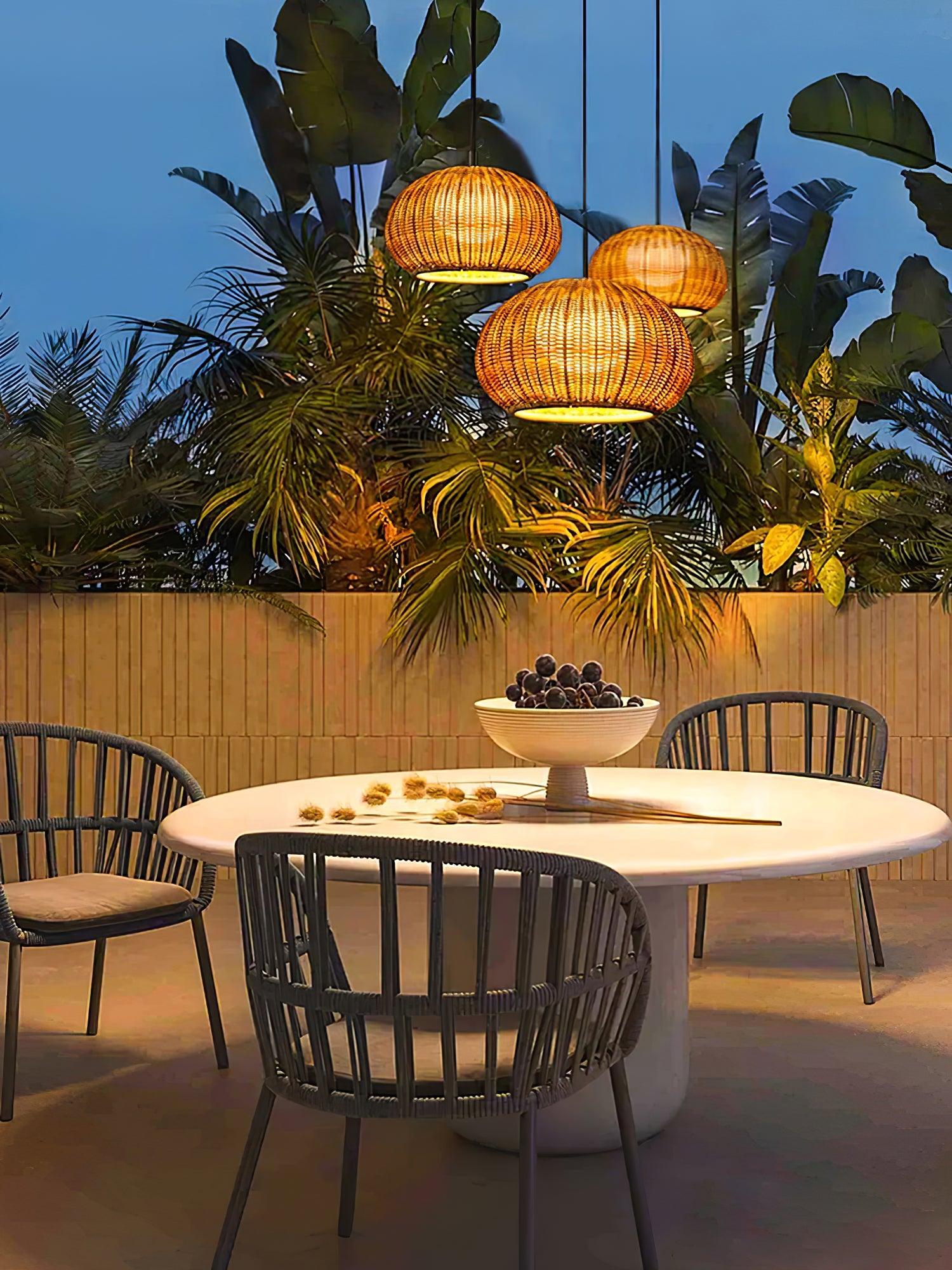 Adam Vintage Bamboo Pendant Light