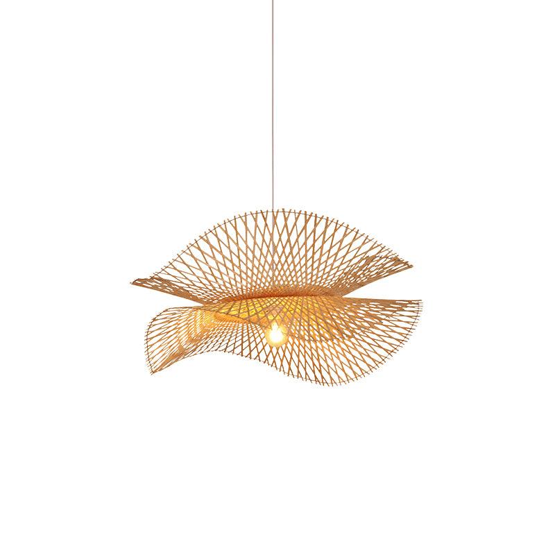 Twirl Bamboo Frame Pendant Lamp
