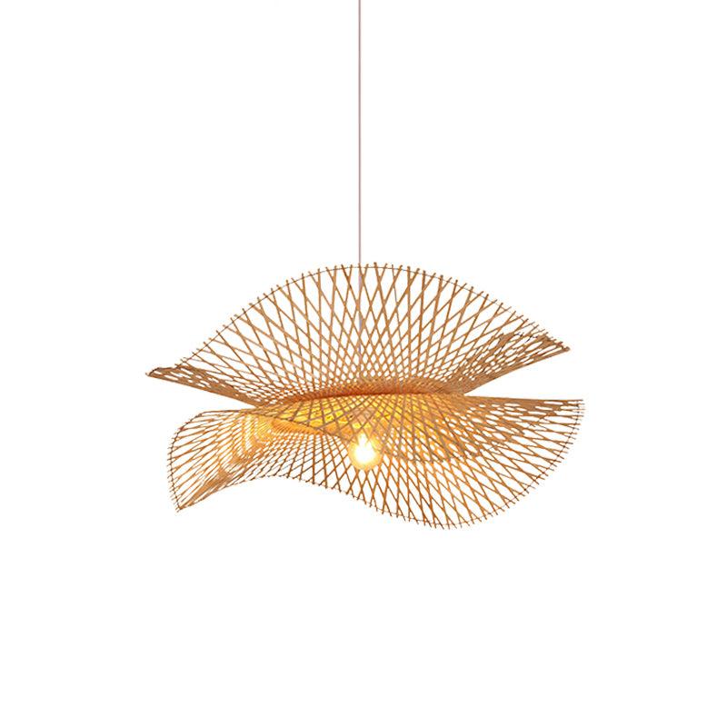 Twirl Bamboo Frame Pendant Lamp