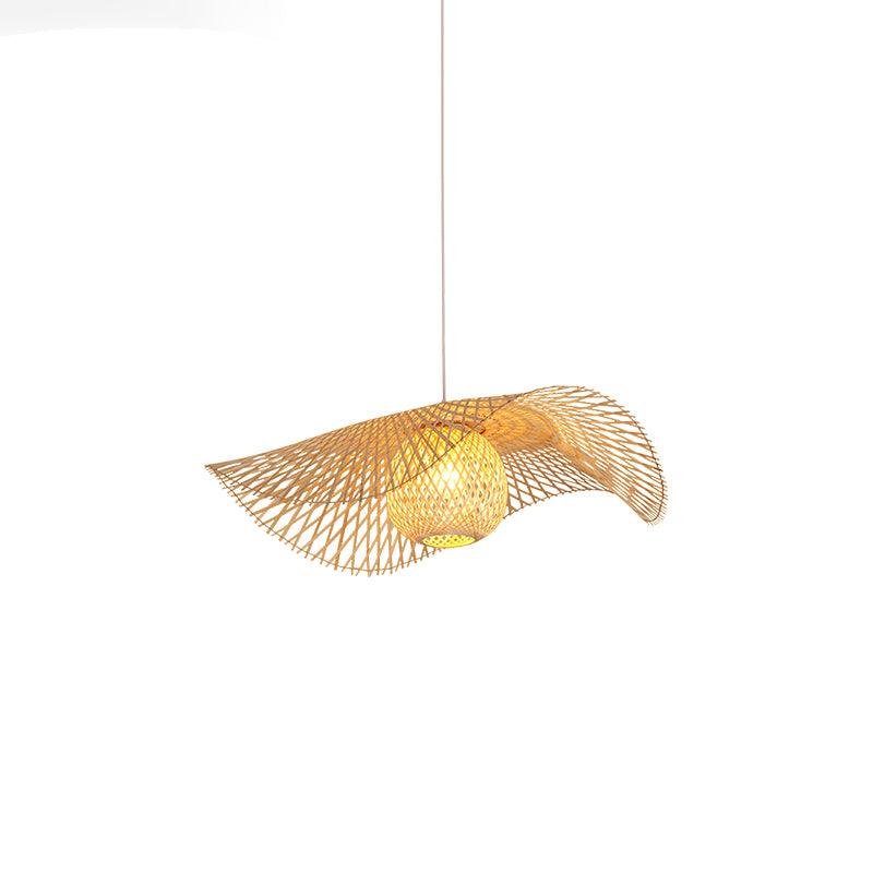Twirl Bamboo Frame Pendant Lamp