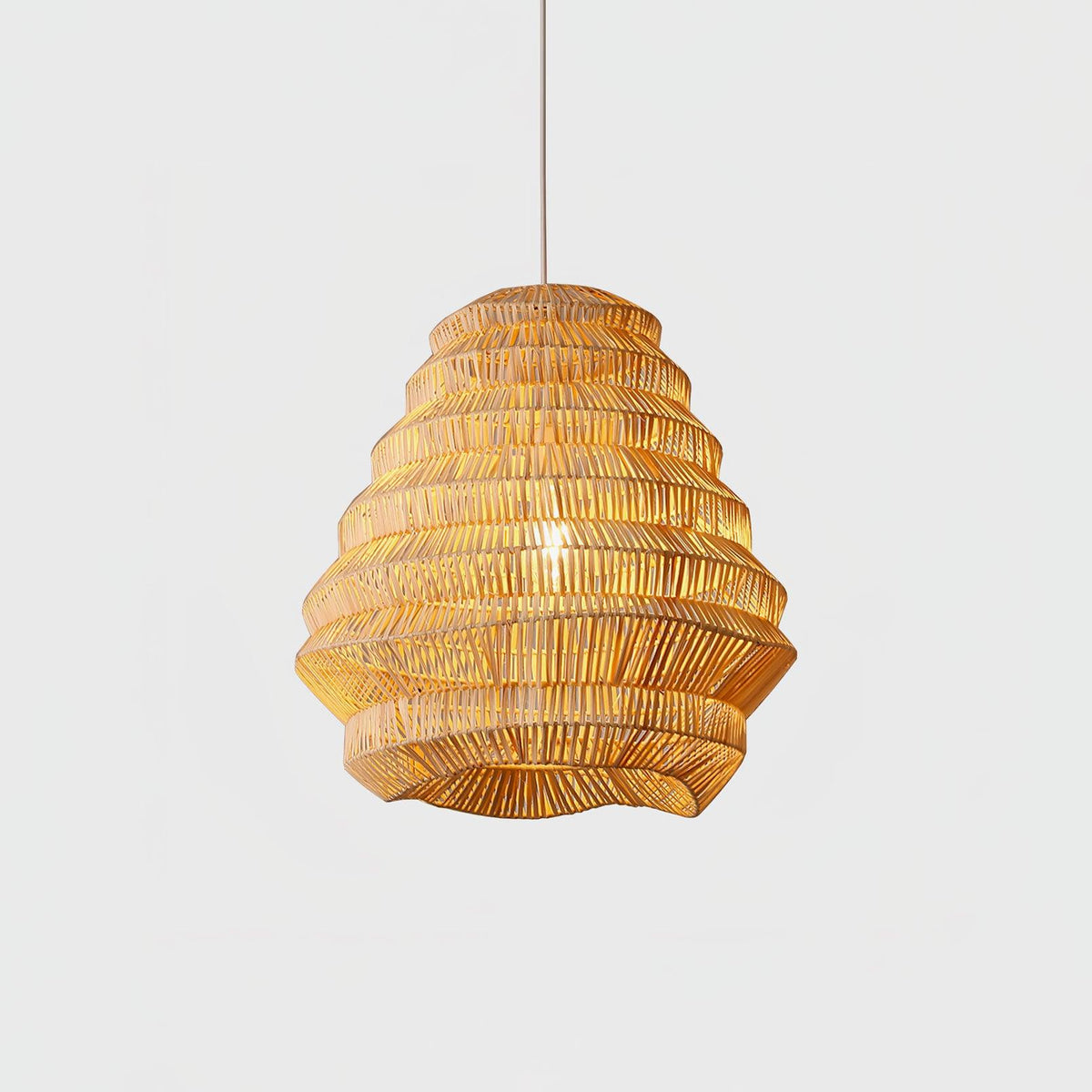 Strata Modern Bamboo Pendant Lamp