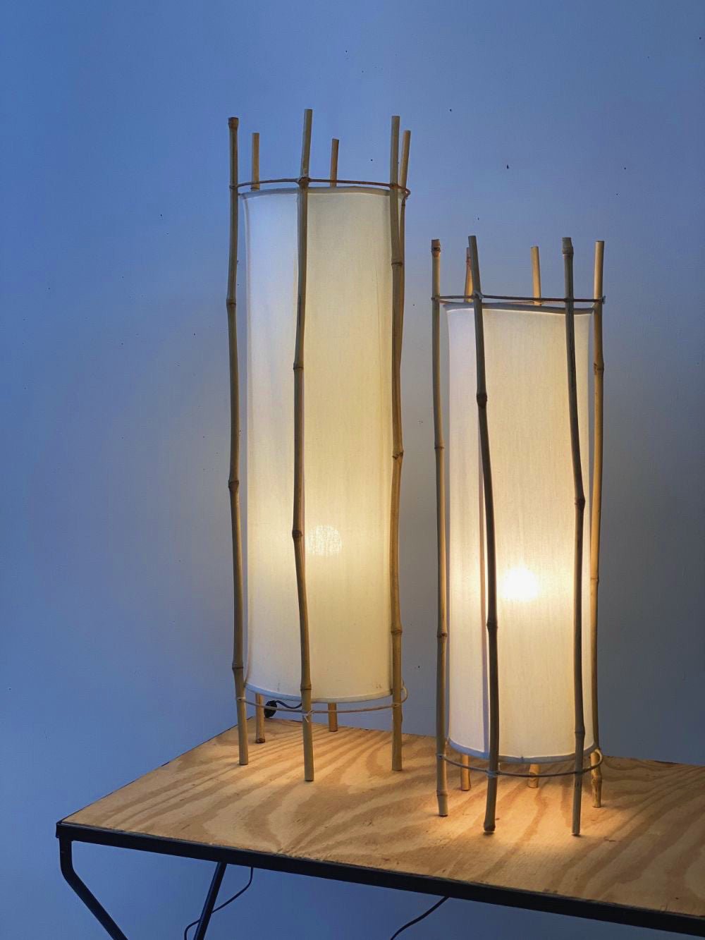 Canuia Bamboo Veil Lantern Floor Lamp