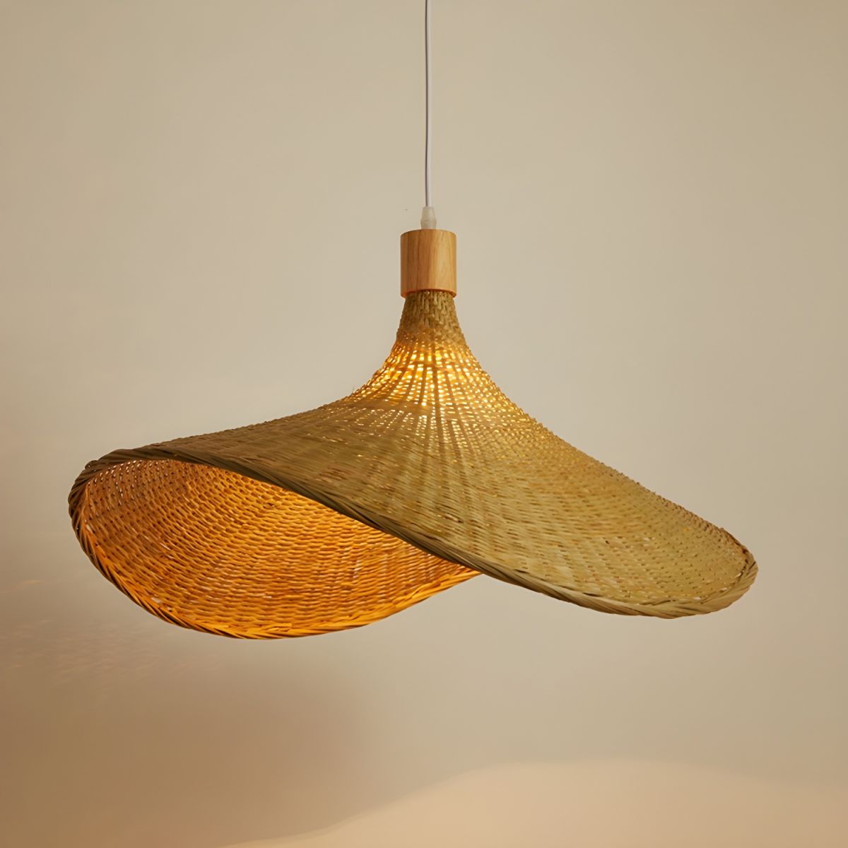 Marona Rattan Vintage Pendant Light - Neutral Decor