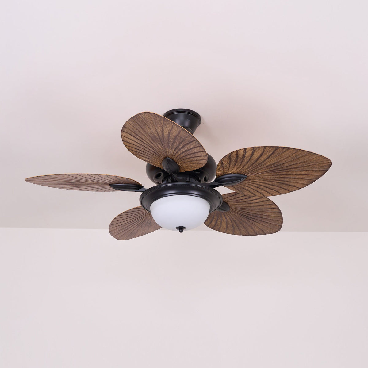 Virel Tropical Wood Ceiling Fan Light
