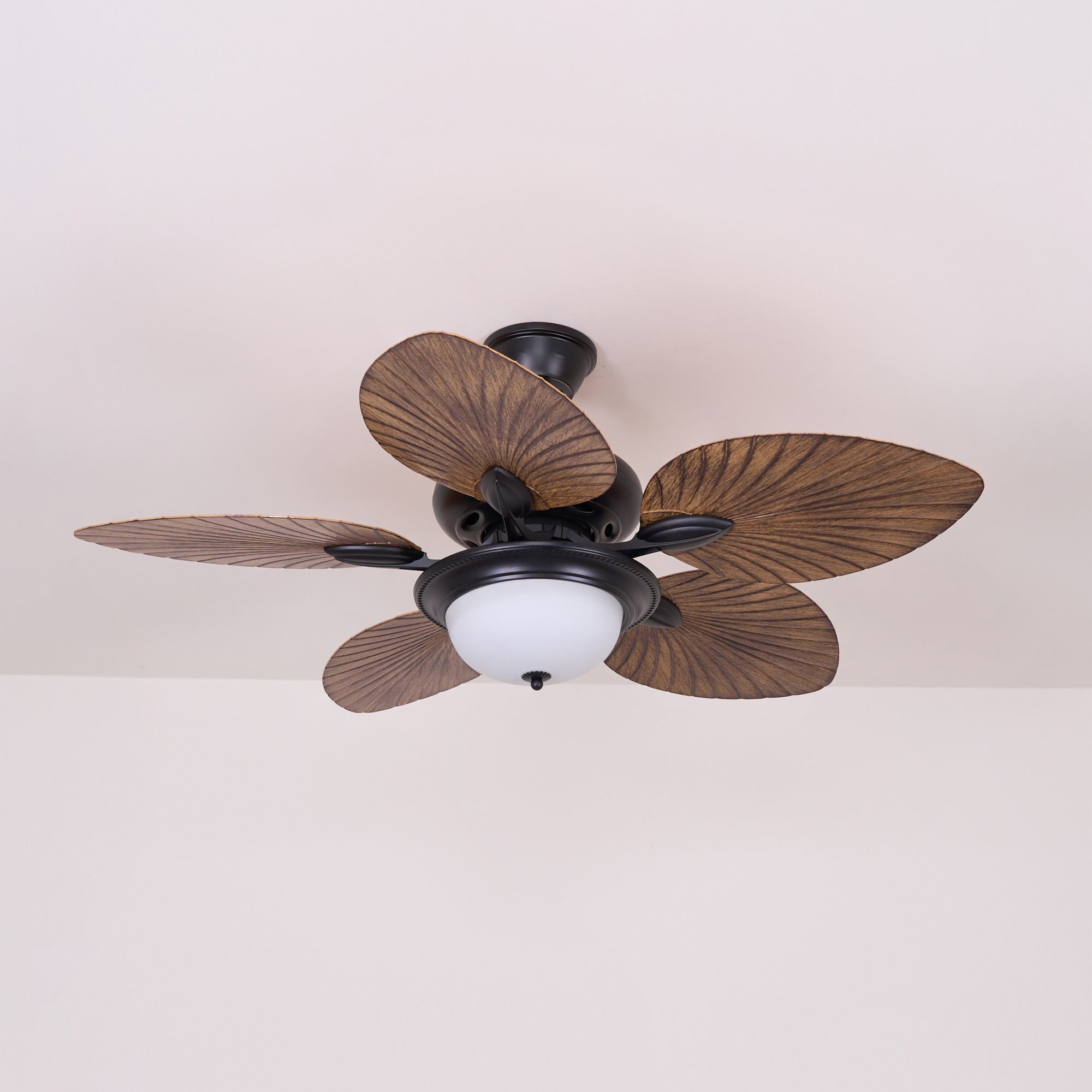Alora Tropical Wood Ceiling Fan Light - Neutral Decor