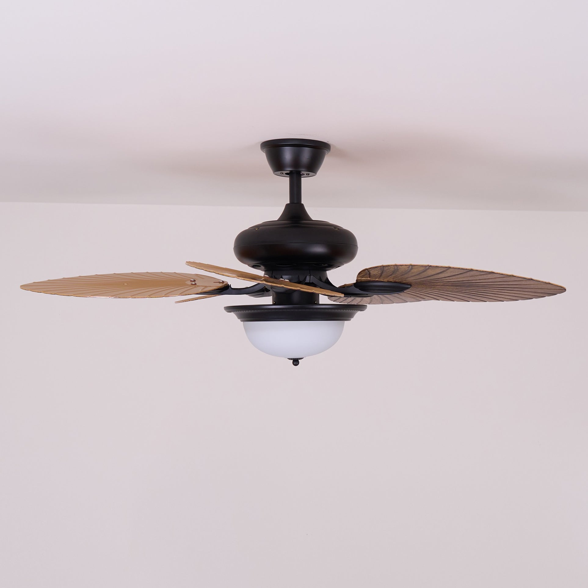 Virel Tropical Wood Ceiling Fan Light