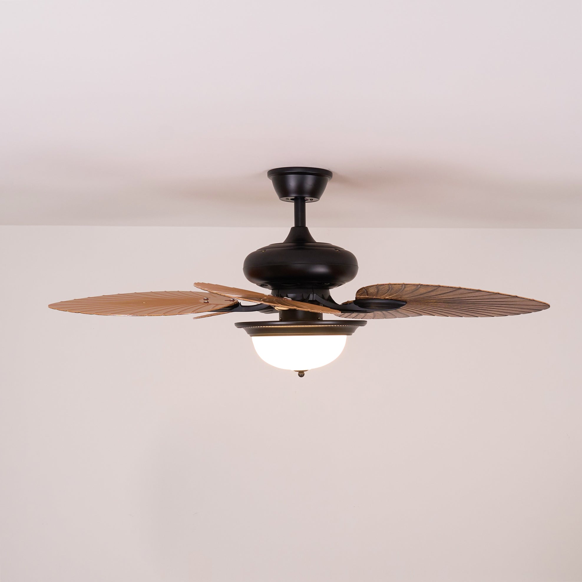 Virel Tropical Wood Ceiling Fan Light
