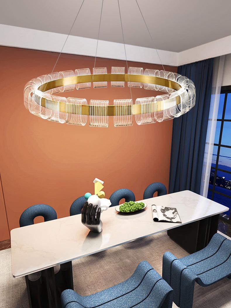 Abrahamson Modern Minimalist Luxury Bangle Chandelier